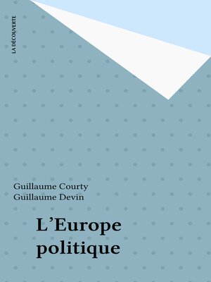 cover image of L'Europe politique